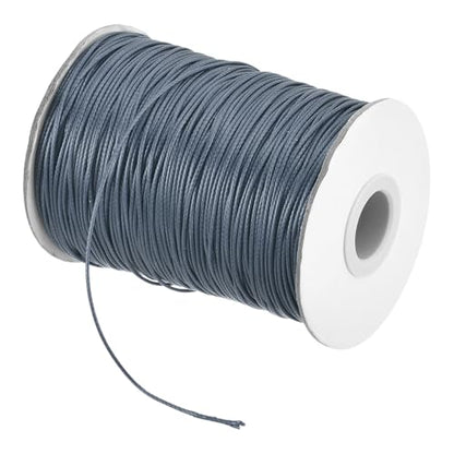 Waxed Cord 0.8mm Waxed Polyester Cord 175 Yard Wax String for Bracelet Making