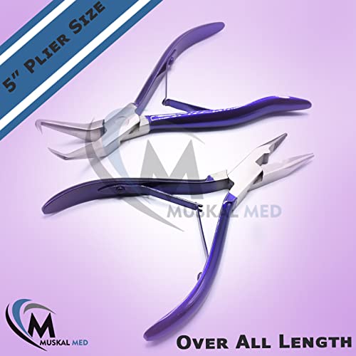 Professional Hair Extension & Beading Tool Kit Remove Plier Set for beads
