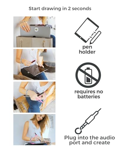 Pressure Sensitive Stylus for iPhone Android & Switch (4 Count)