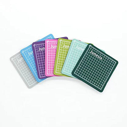 4Pieces Mini Cutting Pad Self Healing Craft Mat Small Sewing Cutting Mat Non (4 Count)