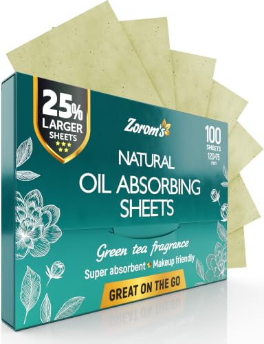 XL Oil Blotting Sheets for Face (100 Count)