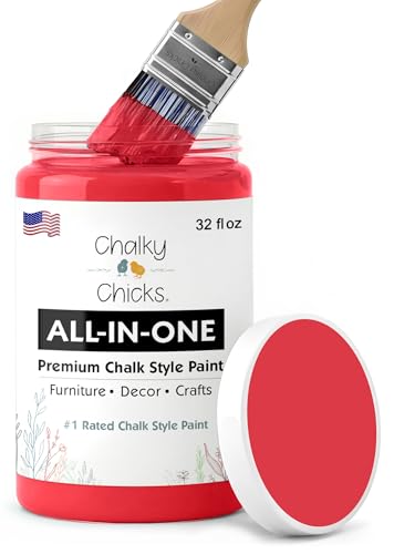 Poppy 32 Fl Oz Chalk Paint for Furniture All in One