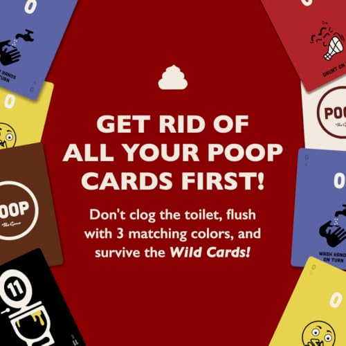 Poop The Game New Edition Card Game for 2