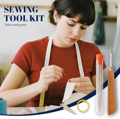 40 PCS Big Eye Steel Sewing Needles Kit