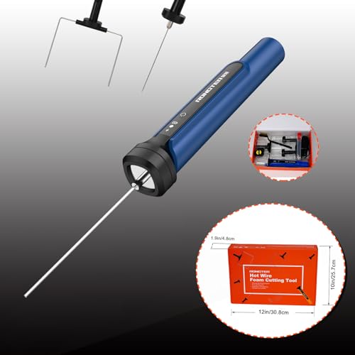 3-in-1 Hot Wire Electric Foam Cutter, Styrofoam Cutter Tool, Blue