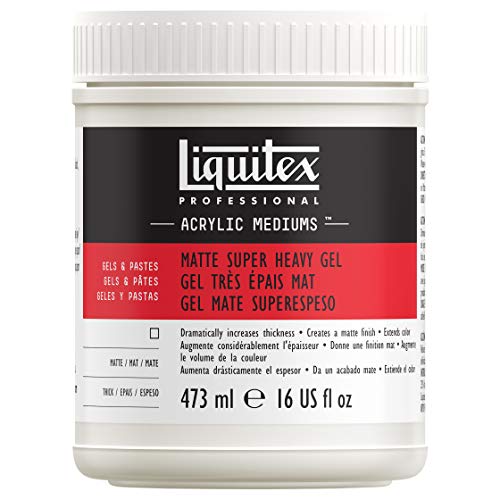 Professional Matte Super Heavy Gel Medium (16 Fl Oz)