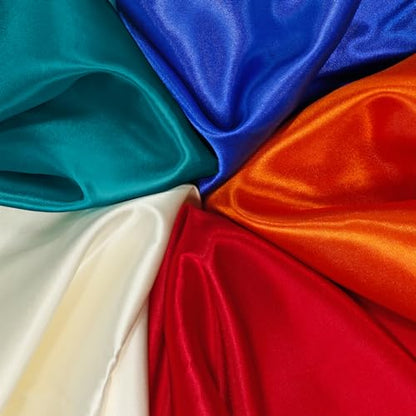Teal Satin Fabric