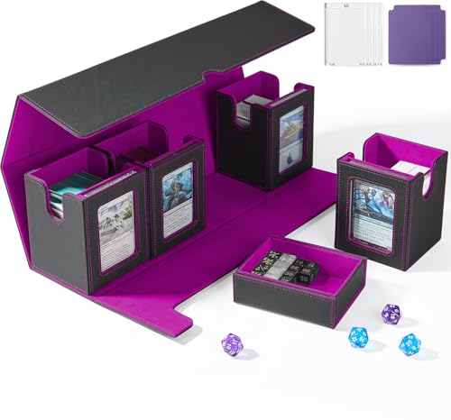 Card Deck Box for MTG with Commander Display