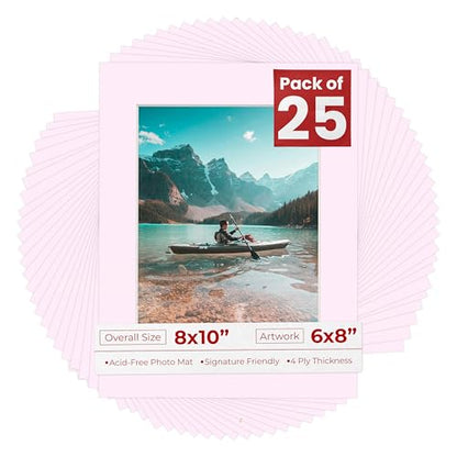 6x8 Mat for 8x10 Frame (25 Count)