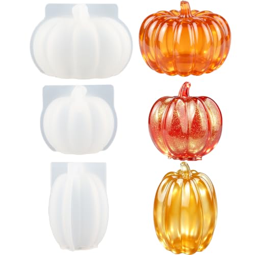 3Pack Mini Pumpkin Resin Molds (3 Count)