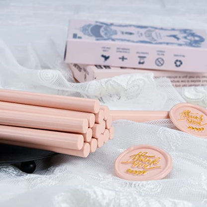 16 PCS Dirty Pink Glue Gun Sealing Wax Sticks for Mini Glue Gun (16 Count)
