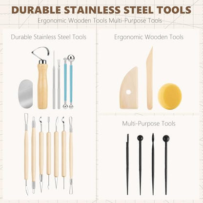 23PCS Clay Tools Sculpting