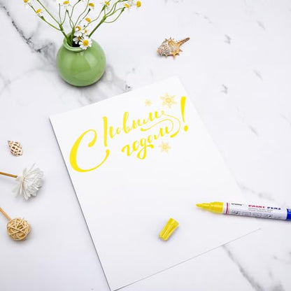 Yellow Paint Markers (12 Count)
