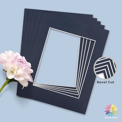 Mat Board Center 10 Pack 11x14 Photo Mats for 8x10 Picture (10 Count)