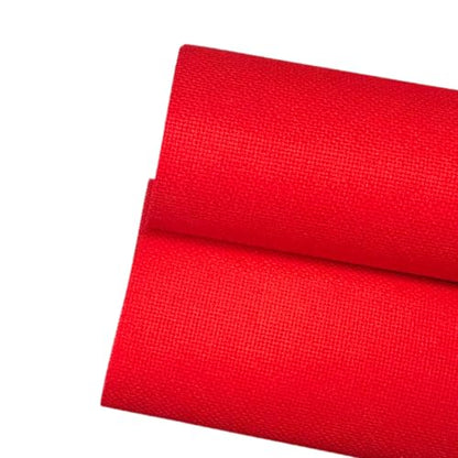 2 Sheets of Red 14 Count Aida Cloth