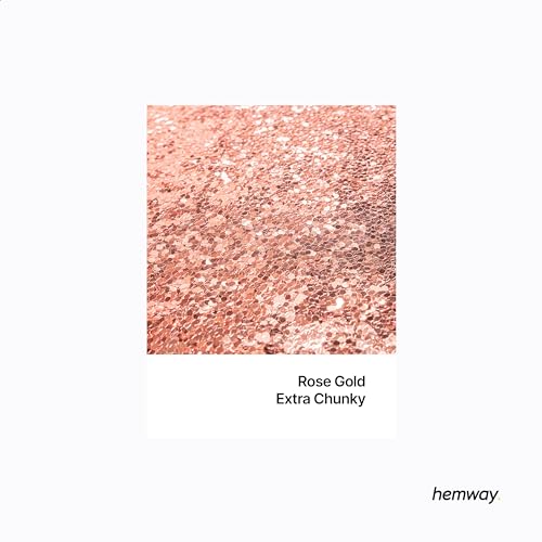 Resin Glitter Rose Gold 100g Extra Chunky (3.5274 Ounce)