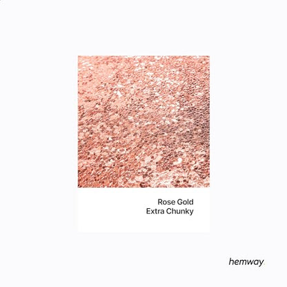Resin Glitter Rose Gold 100g Extra Chunky (3.5274 Ounce)