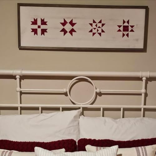 Barn Quilt Stencils for Crafts 12” Quilt Block Stencil (9 Count)