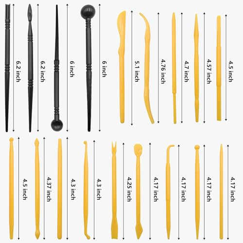 18 Pack Pottery Clay Tool Kit (18 Count)