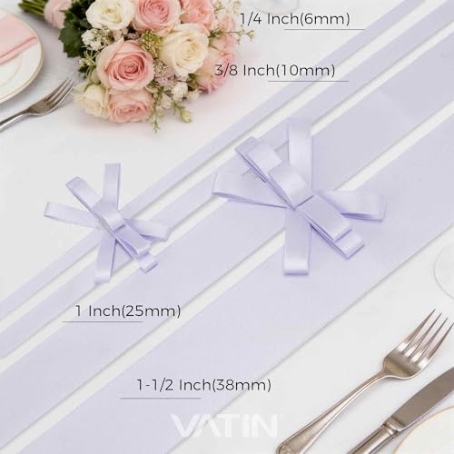 Lilac Mist Satin Ribbon 3 (150 Foot)