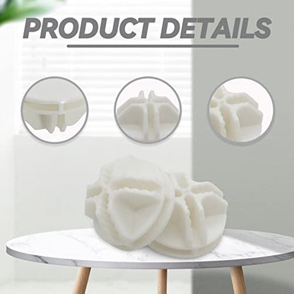 32 Pcs White Plastic Connector for Wire Grid Cube (32 Count)