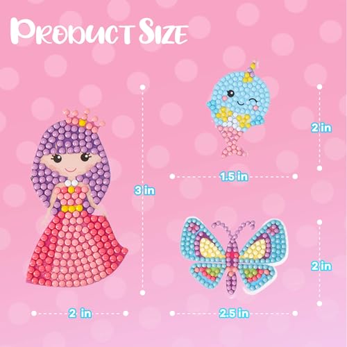 Girls Diamond Painting Kits for Kids (3.84 Ounce)