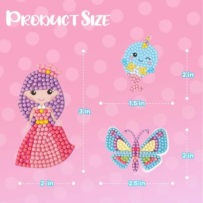 Girls Diamond Painting Kits for Kids (3.84 Ounce)