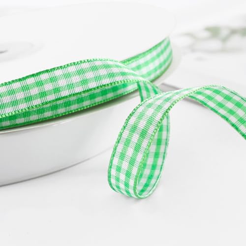 Classic Gingham Checkered Ribbon