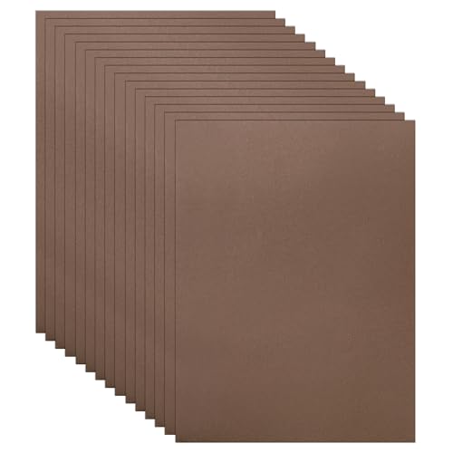 100 Sheets Coffee Color Cardstock 8.5 x 11 Craft Paper 75lb (100 Count)