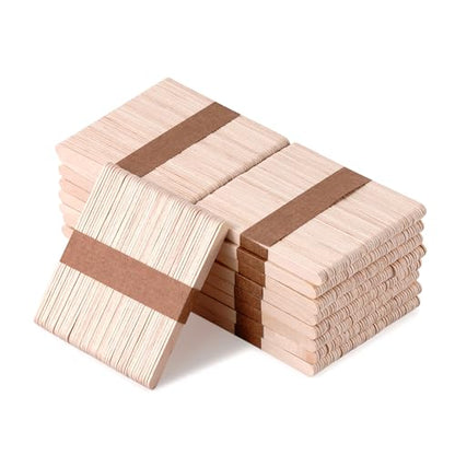 600 Pcs Wooden Wax Sticks 4.5 (600 Count)
