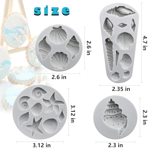 Marine Theme Fondant Molds