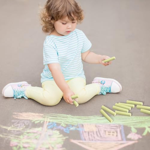 25 Pcs Sidewalk Chalks for Kids Non Toxic Jumbo Chalk for Party Gift Outdoor Art Classroom Play Painting (25 Count)