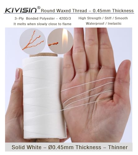 Thin Wax Polyester Thread (1638 Foot)