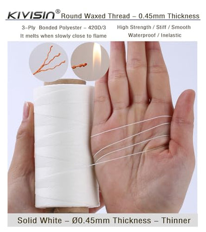 Thin Wax Polyester Thread (1638 Foot)