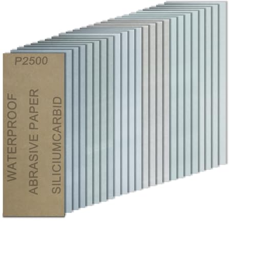 20PCS Sand Paper 2500 Grit Sandpaper Sheets (20 Count)