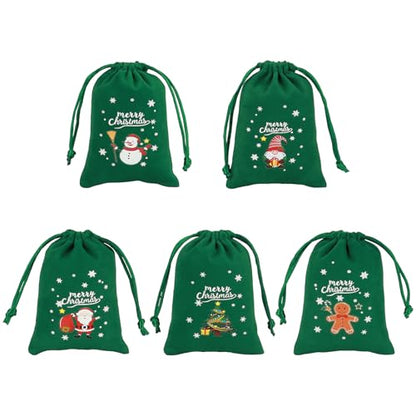 Christmas Bags with Drawstring (7.2312 Ounce)