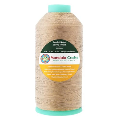 Size 69 210D T70 Natural Bonded Nylon Thread (4500 Foot)