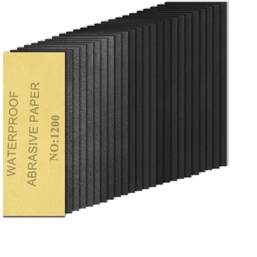 20PCS Sand Paper 1200 Grit Sandpaper Sheets (20 Count)