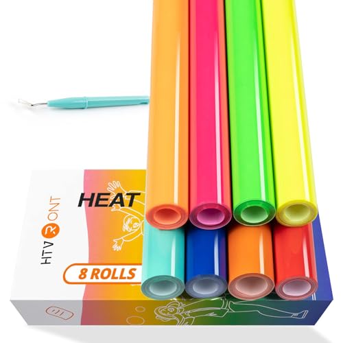 Neon Heat Transfer Vinyl Bundle (8 Count)