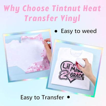 Pink White Splash Heat Transfer Vinyl