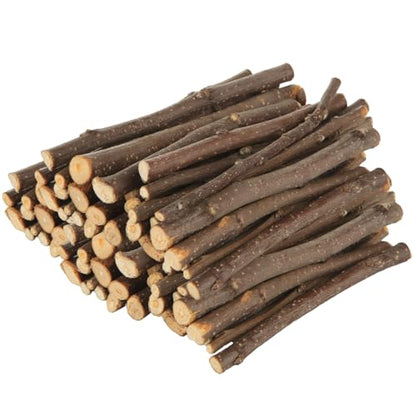 600PCS 4.5 inch Wood Log Sticks for Crafts (600 Count)