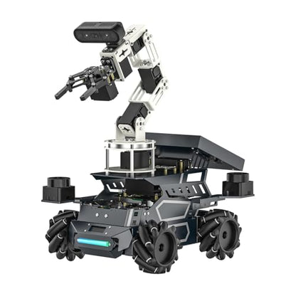 ROS2 Robot Kit with Jetson Orin NX 16GB Super Large AI Model with 6DOF Robotic Arm