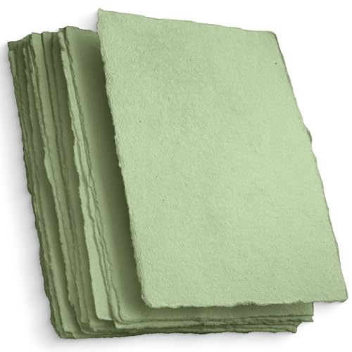 A4 Handmade Deckled Edge Cotton Paper (50 Count)