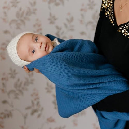 100% Organic Cotton Baby Blanket for Boys