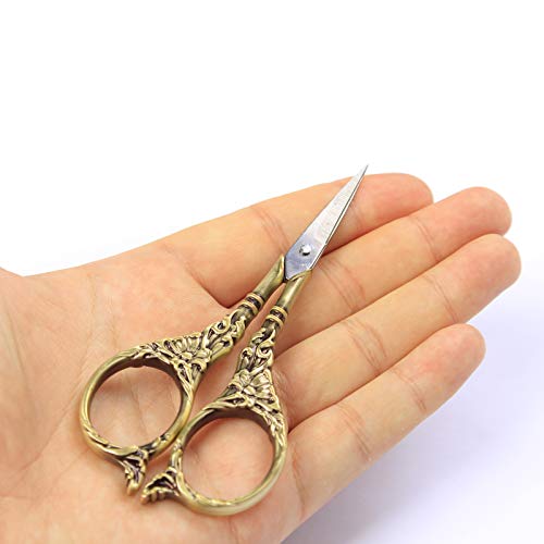 Vintage European Style Scissors Stainless Steel for Cross Stitch