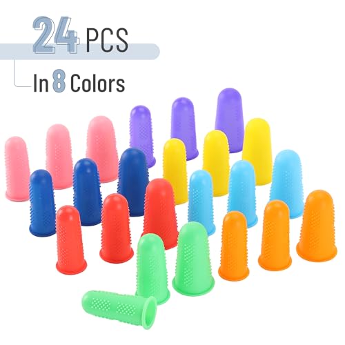Silicone Hot Glue Gun Finger Caps (24 Count)