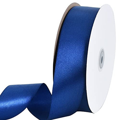 100 Yard Navy Blue Satin Ribbon 1 (300 Foot)