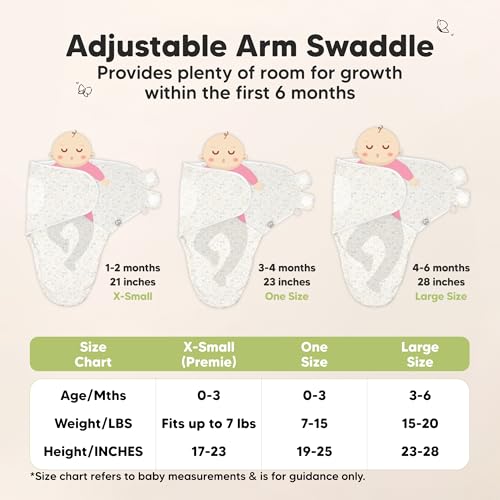 3pk Organic Swaddles for Newborns Girls (3 Count)