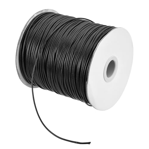 Waxed Cord 1.5mm Waxed Polyester Cord 175 Yard Wax String for Bracelet Making