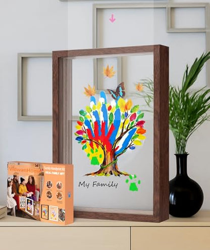 Brown Family Handprint Kit for 5